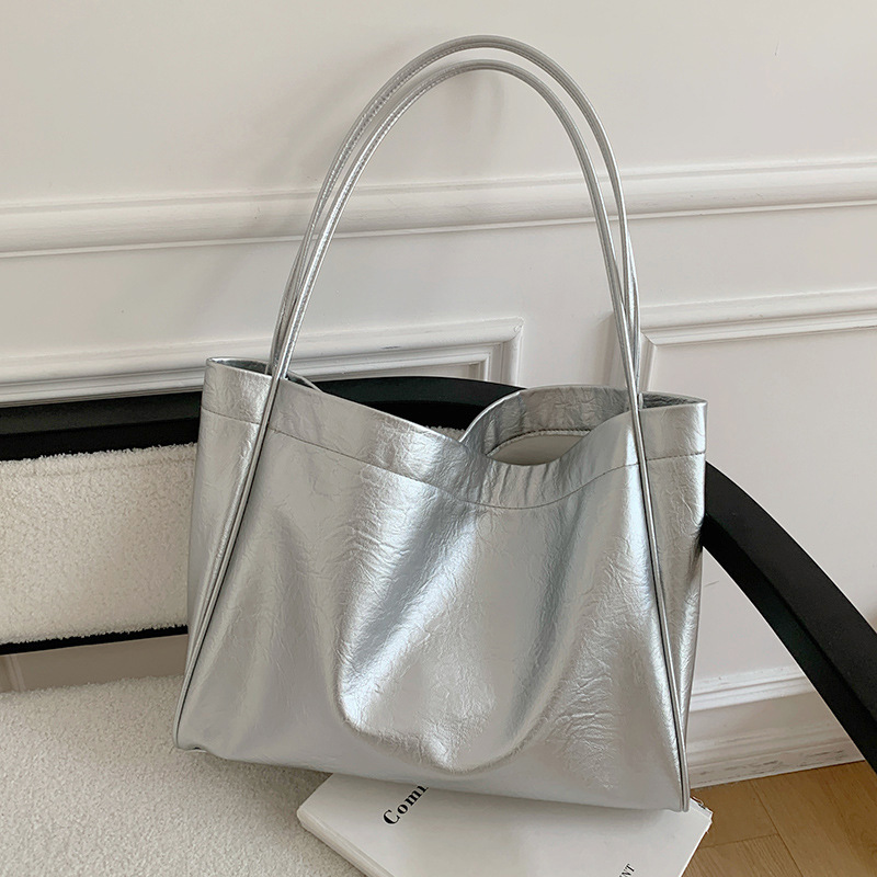 Luxury Tote Bags With Zipper - Casual Large Capacity Totes Commuting Designer