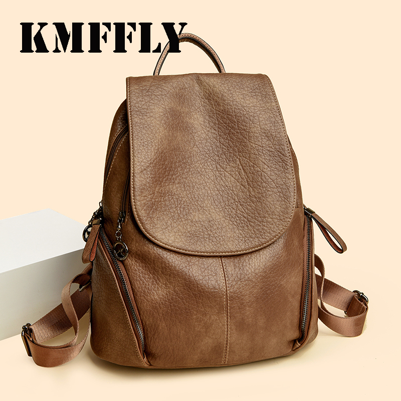 Luxury Bags For Young Women - Brand Luxury Backpacks Soft Leather Waterproof