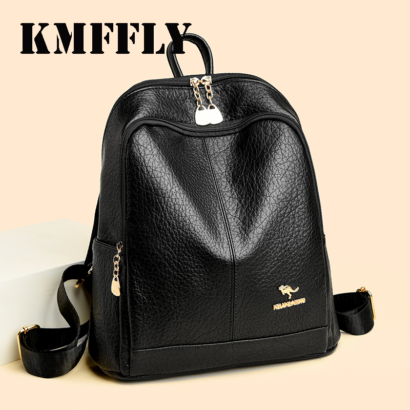 Luxury Bags For Young Women - Brand Luxury Backpacks Soft Leather Waterproof