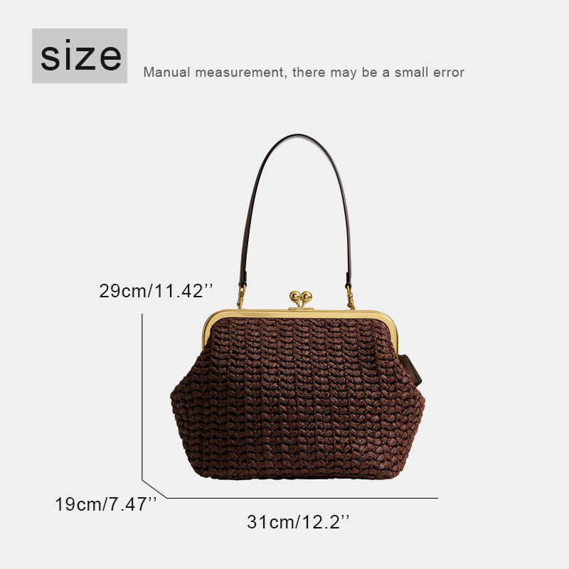 Hand-Woven Kisslock Frame Shou - Luxury Bags Supplier ulasan dan harga