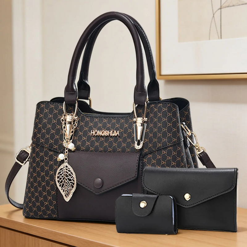 high-end textured large-capaci - Luxury Tote Bags With Zipper ulasan dan harga