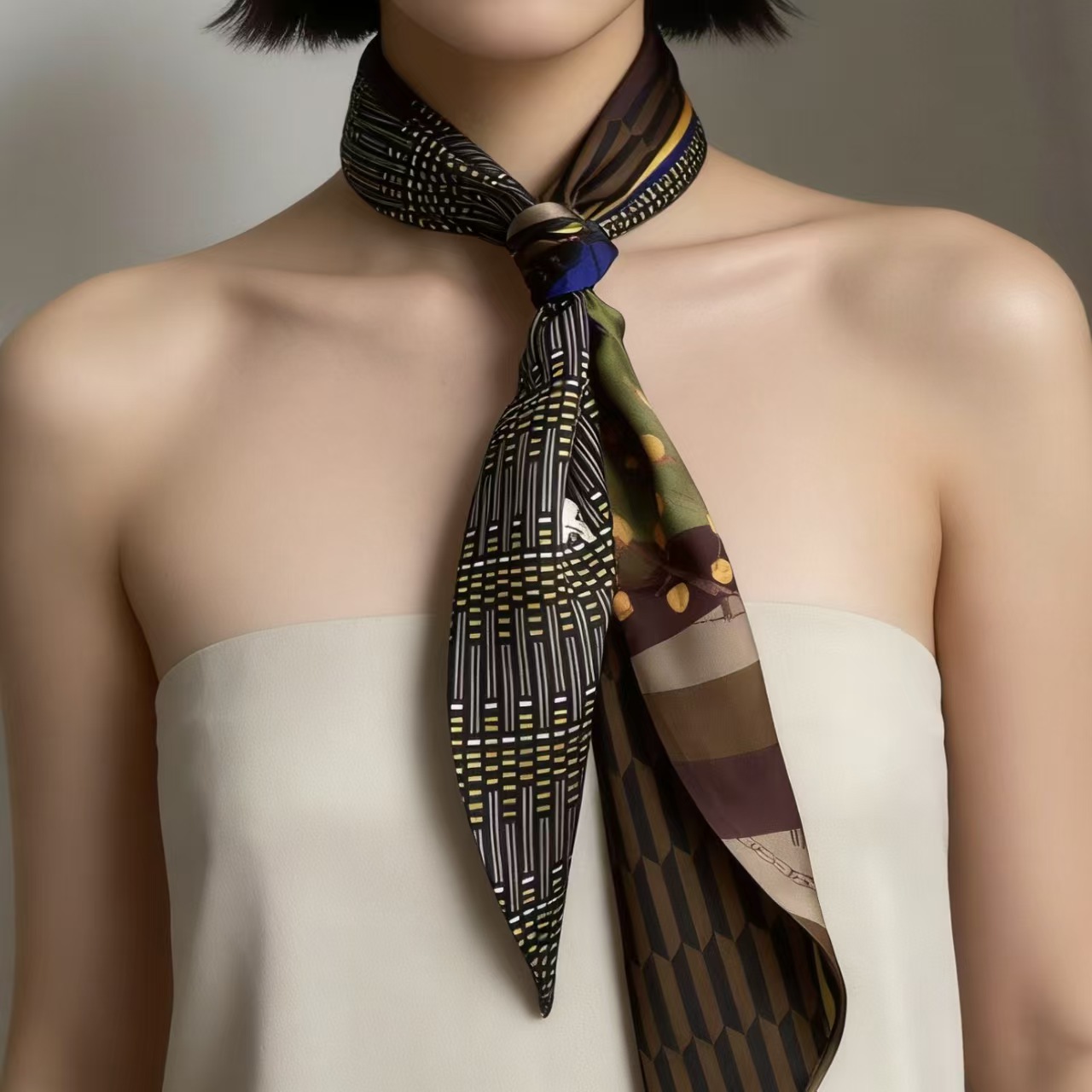Luxury Print Long Hair Ribbon  - Luxury Bags Supplier ulasan dan harga