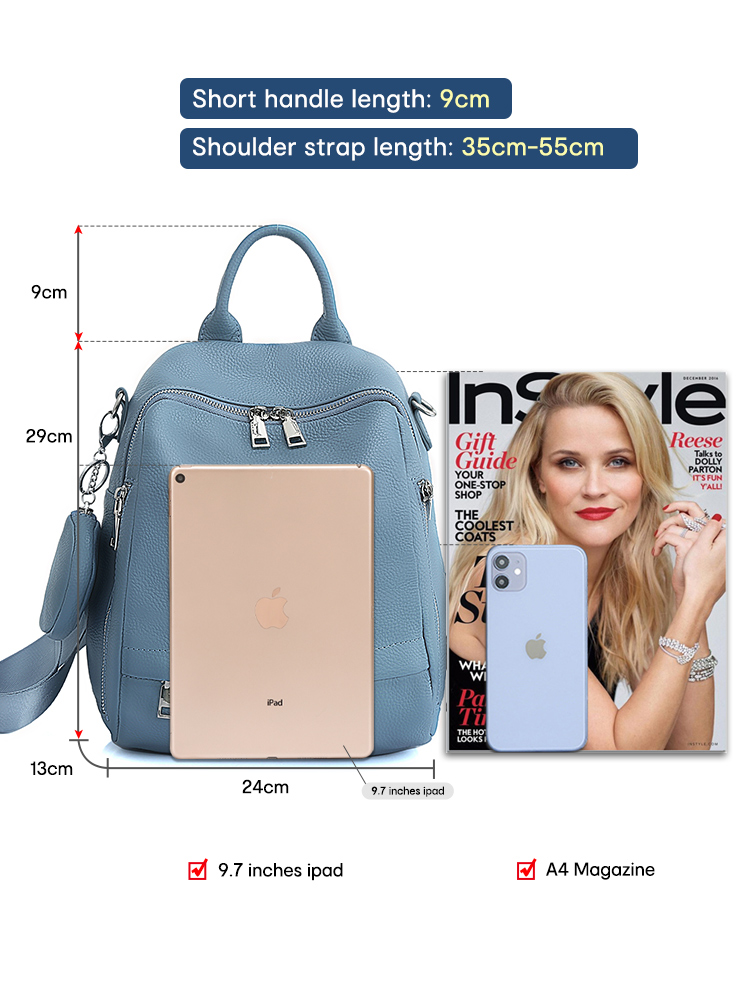 Zency Women's Genuine Leather  - Shoulder Bag Slouchy ulasan dan harga