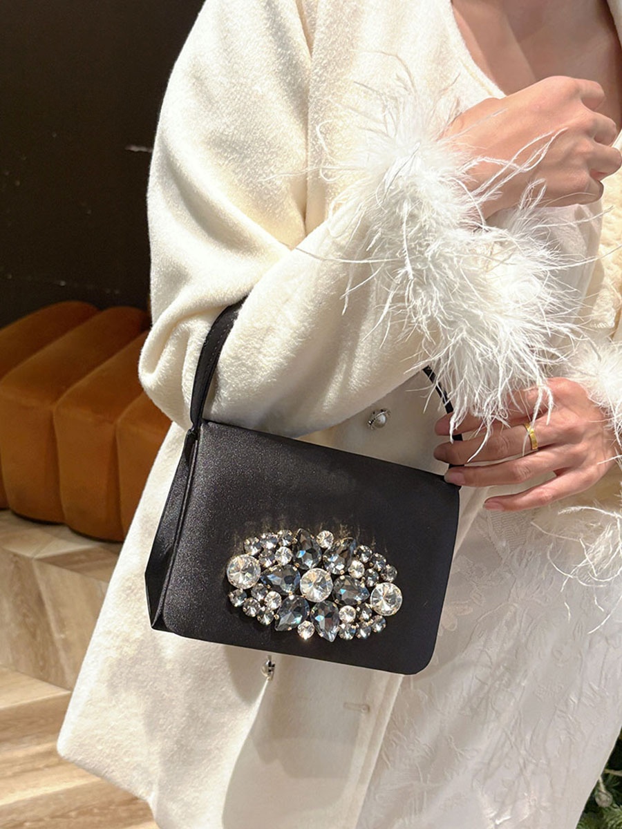 UGALS Luxury Satin Diamond Gem - Luxury Bags For Young Women ulasan dan harga