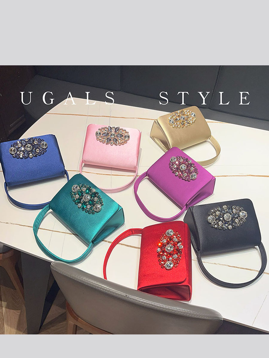UGALS Luxury Satin Diamond Gem - Luxury Bags For Young Women ulasan dan harga