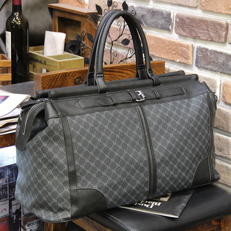 Fashion Plaid Travel Bag Men H - Luxury Tote Bags With Zipper ulasan dan harga