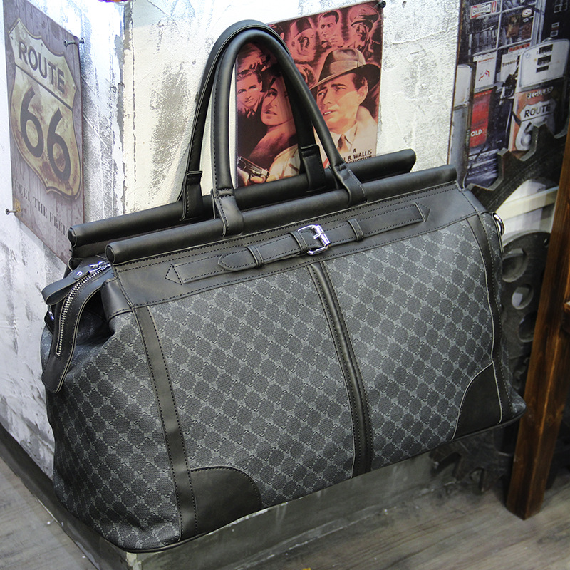 Fashion Plaid Travel Bag Men H - Luxury Tote Bags With Zipper ulasan dan harga