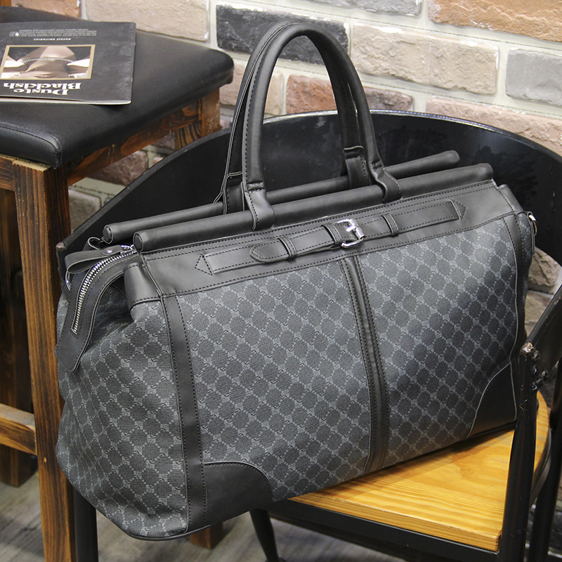 Fashion Plaid Travel Bag Men H - Luxury Tote Bags With Zipper ulasan dan harga