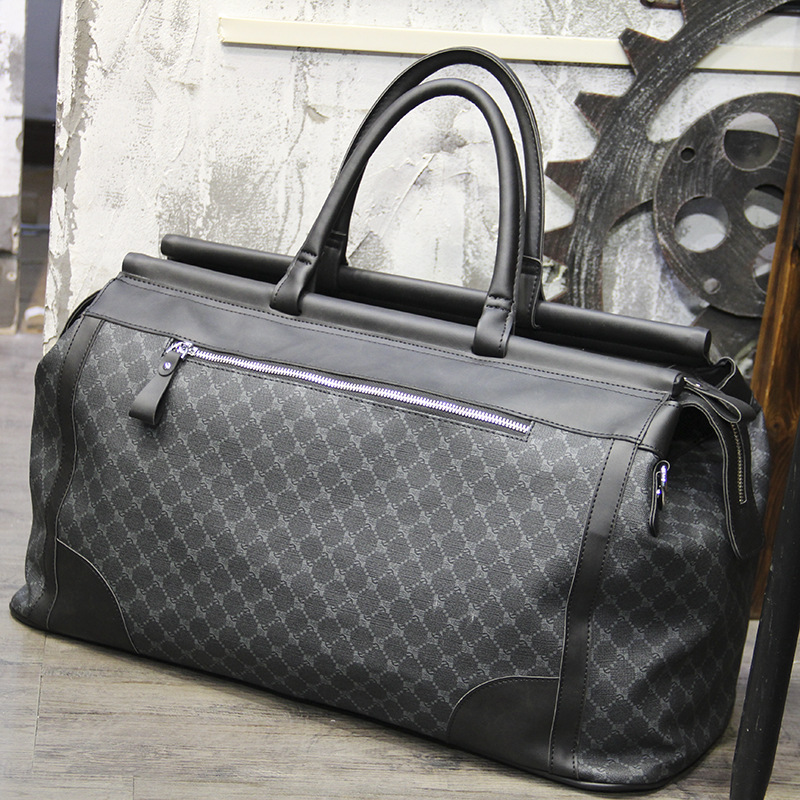 Fashion Plaid Travel Bag Men H - Luxury Tote Bags With Zipper ulasan dan harga
