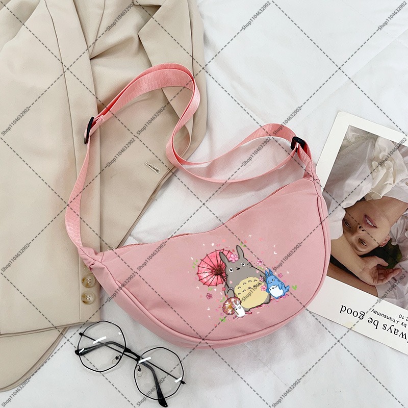 Totoro Crossbody Bags for Wome - Shoulder Bag Slouchy ulasan dan harga