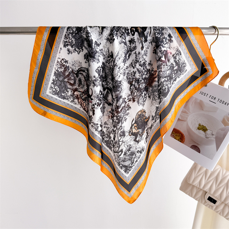 Luxury Jungle Printed Scarves  - Luxury Bags In China Wholesale ulasan dan harga