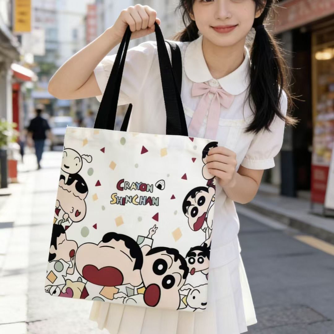 2026 New Crayon Shin-chan Canv - Shoulder Bag Slouchy ulasan dan harga