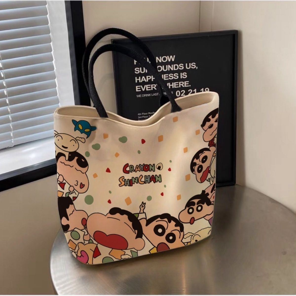 2026 New Crayon Shin-chan Canv - Shoulder Bag Slouchy ulasan dan harga