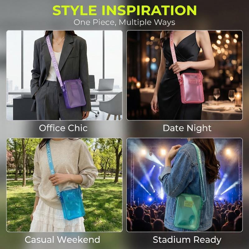 NewFashionable PVC Messenger B - Shoulder Bag Slouchy ulasan dan harga