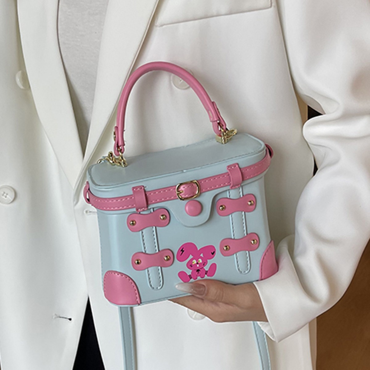 New Luxury Designer Rivet PU L - Luxury Bags In China Wholesale ulasan dan harga